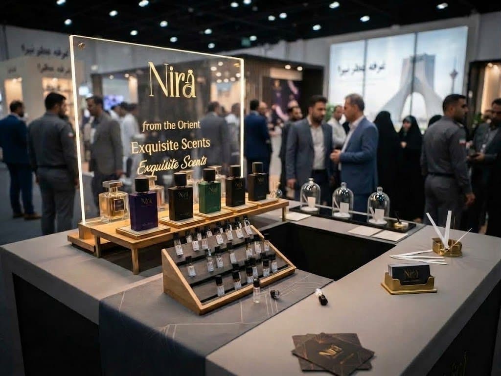نمایشگاه عطر و ادکلن نیرا در پژوهشگاه صنعت نفت