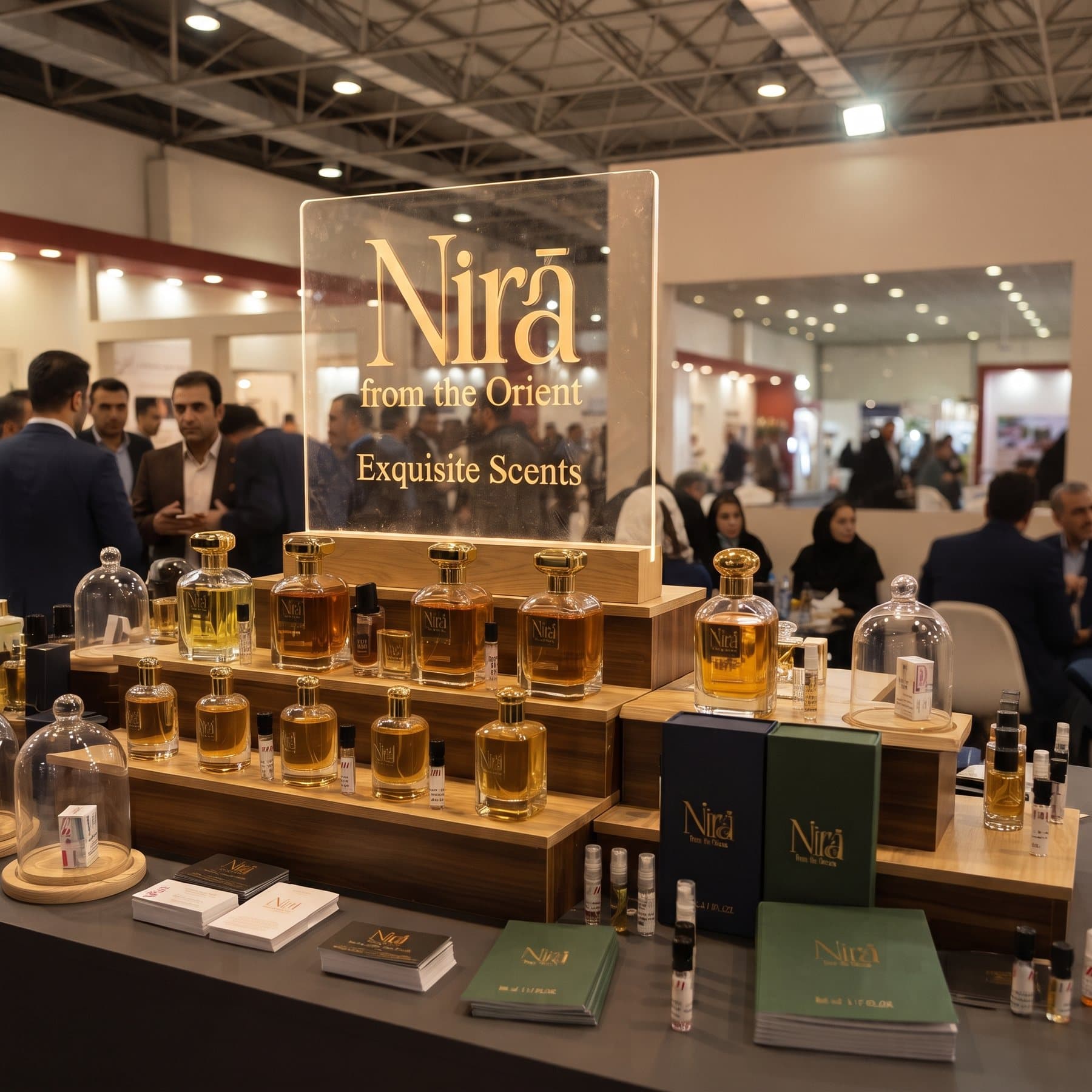 نمایشگاه عطر و ادکلن نیرا در مدیریت اکتشاف شرکت ملی نفت ایران